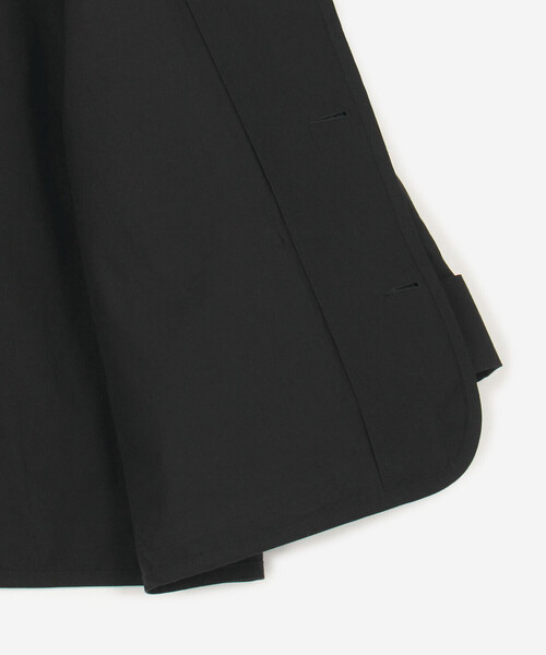DANTON(ダントン)の「DANTON | コットンリネンダンプ ノーカラージャケット WOMEN(ノーカラージャケット・レディース・ダークネイビー/オフホワイト・36)」の10枚目の写真