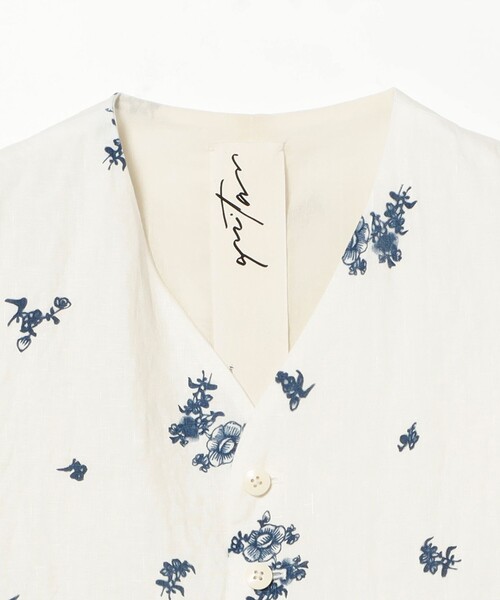 fennica(フェニカ)の「quitan / LONG GILET(ベスト・レディース・オフホワイト・0)」の3枚目の写真