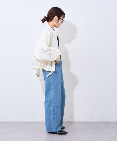 etsinta（エシンタ）の「etsintaリメイクZIPシャツジャケット（シャツ/ブラウス・レディース・カーキ/アイボリー/ベージュ・ONE SIZE）」の12枚目の写真