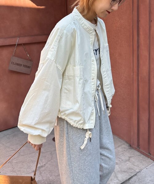 etsinta（エシンタ）の「etsintaリメイクZIPシャツジャケット（シャツ/ブラウス・レディース・カーキ/アイボリー/ベージュ・ONE SIZE）」の17枚目の写真