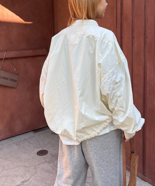 etsinta（エシンタ）の「etsintaリメイクZIPシャツジャケット（シャツ/ブラウス・レディース・カーキ/アイボリー/ベージュ・ONE SIZE）」の18枚目の写真