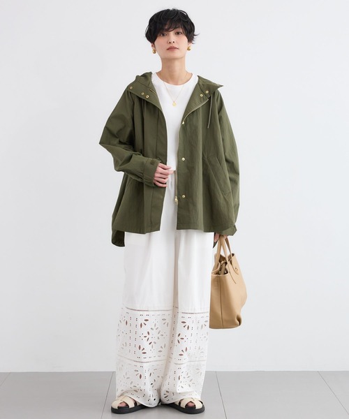 BARNYARDSTORM（バンヤードストーム）の「BARNYARDSTORM / ミリタリーテントジャケット 【撥水・JAPAN FABRIC】WEB限定カラー（マウンテンパーカー・レディース・ベージュ/カーキ/ブラック・S/M）」の6枚目の写真