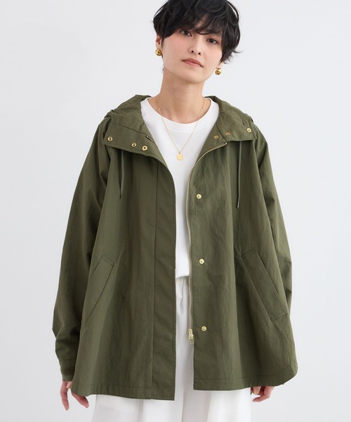 BARNYARDSTORM（バンヤードストーム）の「BARNYARDSTORM / ミリタリーテントジャケット 【撥水・JAPAN FABRIC】WEB限定カラー（マウンテンパーカー・レディース・ベージュ/カーキ/ブラック・S/M）」の16枚目の写真