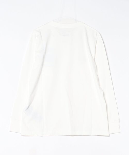 MM6 Maison Margiela(エムエムシックス メゾン マルジェラ)の「MM6 Long-sleeved Top(Tシャツ/カットソー・レディース・ホワイト・X-SMALL)」の2枚目の写真