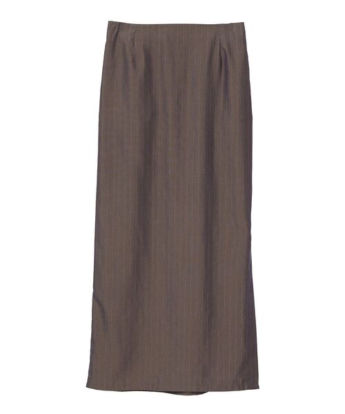 GARAGE OF GOOD CLOTHING（ガレージオブグッドクロージング）の「【日本製】ストライプサイドベンツロングスカート（スカート・レディース・ブラウン系その他4・FREE）」の10枚目の写真