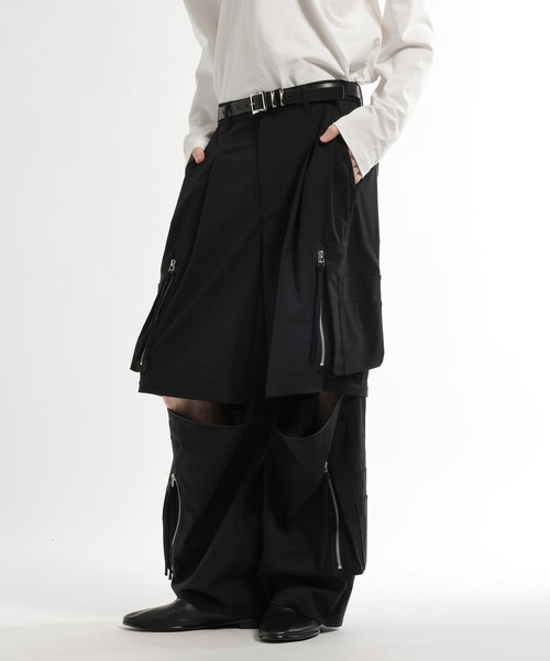 HARE（ハレ）の「CLEAR TEXTURE ZIPカーゴパンツ(HARE)（カーゴパンツ・メンズ・ブラック/グレー/ブラウン・MEDIUM/SMALL）」の17枚目の写真