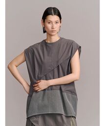 UN3D. | HEM MESH COCOON TOP / ヘムメッシュコクーントップ(Tシャツ/カットソー)