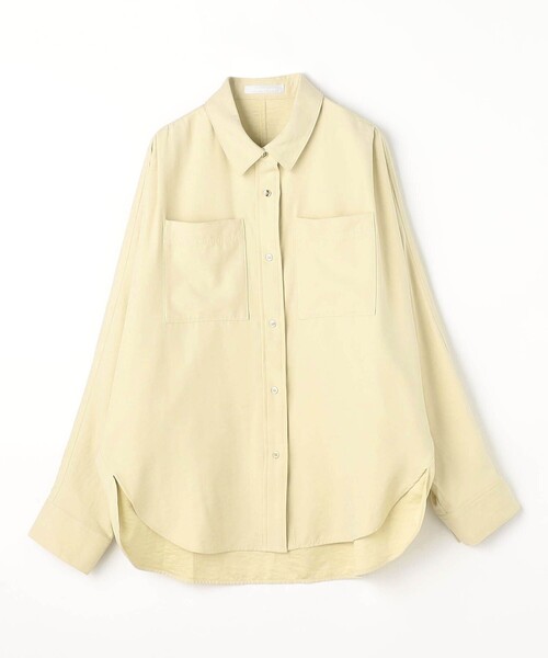 NICOLE white(ニコルホワイト)の「Wポケットシャツ(シャツ/ブラウス・レディース・オフホワイト/イエロー/ベージュ・FREE)」の4枚目の写真