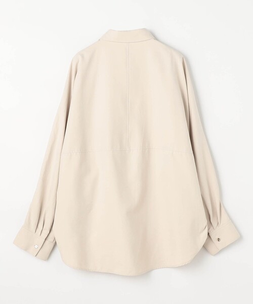 NICOLE white(ニコルホワイト)の「Wポケットシャツ(シャツ/ブラウス・レディース・オフホワイト/イエロー/ベージュ・FREE)」の6枚目の写真