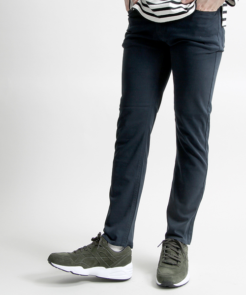 WEGO（ウィゴー）の「WEGO/サテンストレッチスキニーパンツ（その他パンツ・メンズ・ブラック/ワイン/ネイビー/ベージュ/オフホワイト/カーキ・SMALL/LARGE/MEDIUM）」の6枚目の写真