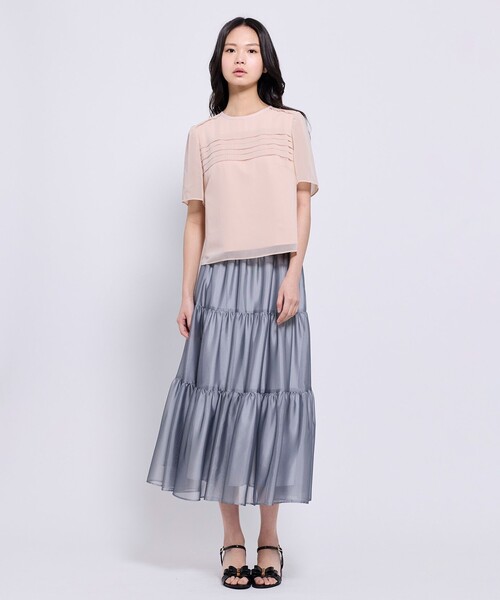 TOCCA(トッカ)の「CRYSTAL SHEER スカート(スカート・レディース・グレー系/スモーキーグリーン系・0/4)」の18枚目の写真