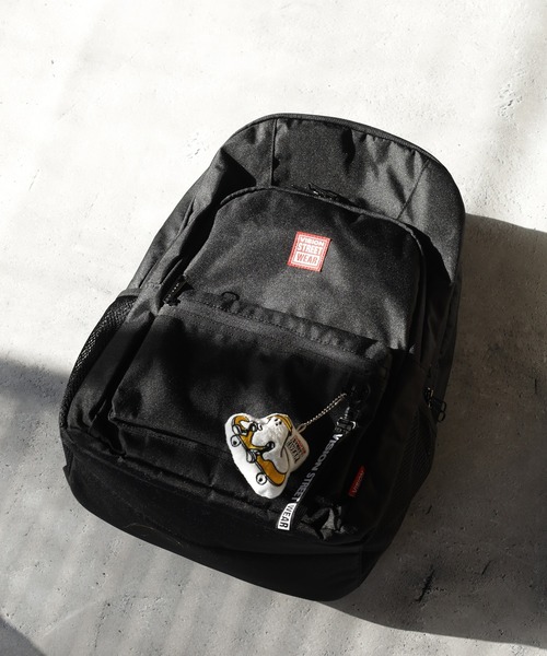 VISION STREET WEAR（ヴィジョンストリートウェア）の「VISION STREET WEAR 4-tier backpack リュック（バックパック/リュック・メンズ・ブラック×レッド/ブラック・FREE）」の2枚目の写真