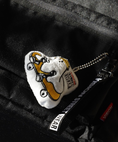 VISION STREET WEAR（ヴィジョンストリートウェア）の「VISION STREET WEAR 4-tier backpack リュック（バックパック/リュック・メンズ・ブラック×レッド/ブラック・FREE）」の4枚目の写真