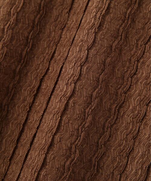 FREE'S MART(フリーズマート)の「◆金ボタンカットジャガードポロワンピース(ワンピース・レディース・ブラック/ブラウン/ライトグリーン・SMALL/MEDIUM)」の12枚目の写真