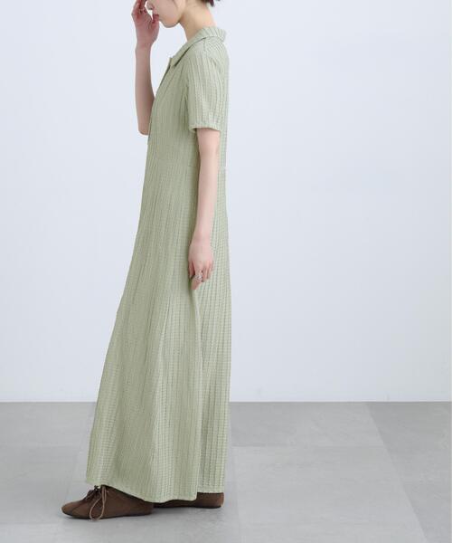 FREE'S MART(フリーズマート)の「◆金ボタンカットジャガードポロワンピース(ワンピース・レディース・ブラック/ブラウン/ライトグリーン・SMALL/MEDIUM)」の22枚目の写真