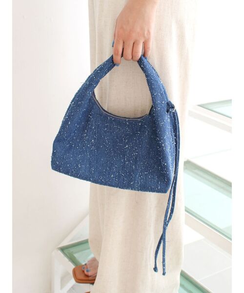 Ungrid（アングリッド）の「ネップデニムハンドバッグ（ハンドバッグ・レディース・ライトブルー/ブルー・FREE）」の8枚目の写真