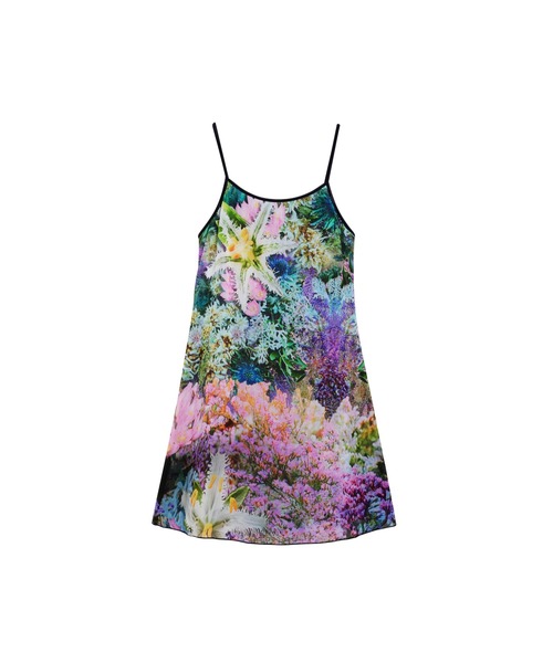 Desigual(デシグアル)の「ボタニカルプリントリバーシブルキャミワンピ(ワンピース・レディース・グリーン・L/XS/S/M/XL)」の1枚目の写真