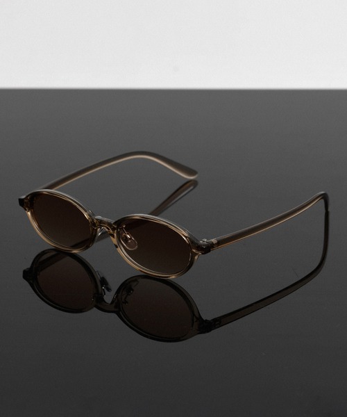 セール】SLIM OVAL FLAME SUNGLASSES / スリム オーバルフレーム