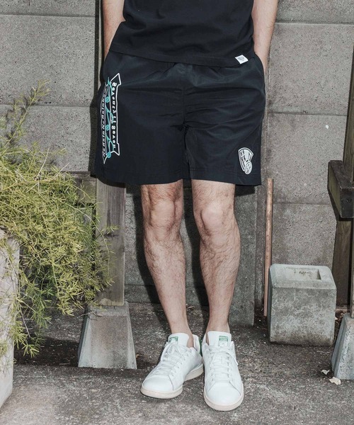 No Rain No Rainbow(ノーレインノーレインボー)の「mp14824-No Rain No Rainbow x seventy seven collaboration shorts ナイロンショートパンツ(NR26S-37)(その他パンツ・メンズ・サンドベージュ/ブラック/オリーブ・XL/L/M/S)」の4枚目の写真