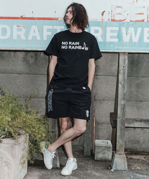 No Rain No Rainbow(ノーレインノーレインボー)の「mp14824-No Rain No Rainbow x seventy seven collaboration shorts ナイロンショートパンツ(NR26S-37)(その他パンツ・メンズ・サンドベージュ/ブラック/オリーブ・XL/L/M/S)」の6枚目の写真