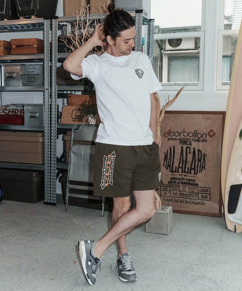 No Rain No Rainbow(ノーレインノーレインボー)の「mp14824-No Rain No Rainbow x seventy seven collaboration shorts ナイロンショートパンツ(NR26S-37)(その他パンツ・メンズ・サンドベージュ/ブラック/オリーブ・XL/L/M/S)」の13枚目の写真