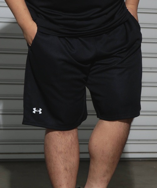 UNDER ARMOUR(アンダーアーマー)の「ショートパンツ ハーフパンツ 短パン メンズ 大きいサイズ LOOSE ワンポイント ショーツ トレーニング ウォーキング UNDER ARMOUR アンダーアーマー(その他パンツ・メンズ・ネイビー/ブラック・6XL/5XL/4XL)」の1枚目の写真