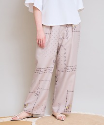 LHELBIE | パッチワークプリントブッチャーパンツ(その他パンツ)