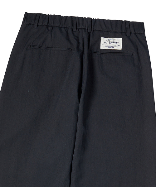 Beyond Closet（-）の「[コレクションライン] イタリアンファブリックソフトストラクチャーパンツブラック（スラックス・メンズ・その他・LARGE/MEDIUM）」の4枚目の写真