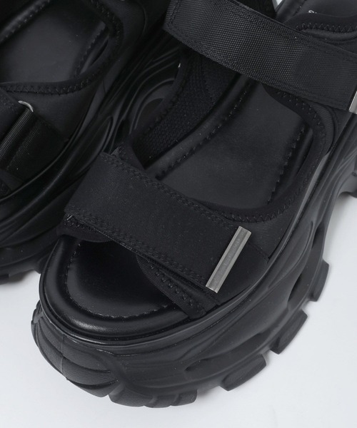 JEANASIS（ジーナシス）の「ウェーブソールスニーカーサンダル/661914（サンダル・レディース・ブラウン/ブラック・LARGE/MEDIUM）」の15枚目の写真