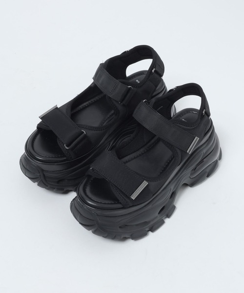 JEANASIS（ジーナシス）の「ウェーブソールスニーカーサンダル/661914（サンダル・レディース・ブラウン/ブラック・LARGE/MEDIUM）」の17枚目の写真