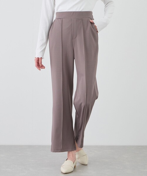 Jayro（ジャイロ）の「カットツイルピンタック入りストレートパンツ（その他パンツ・レディース・ブラック/ブラウン/ベージュ系その他2・M）」の2枚目の写真