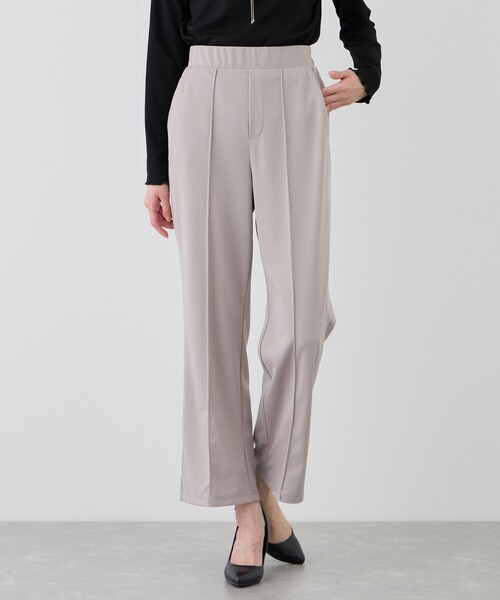 Jayro（ジャイロ）の「カットツイルピンタック入りストレートパンツ（その他パンツ・レディース・ブラック/ブラウン/ベージュ系その他2・M）」の3枚目の写真