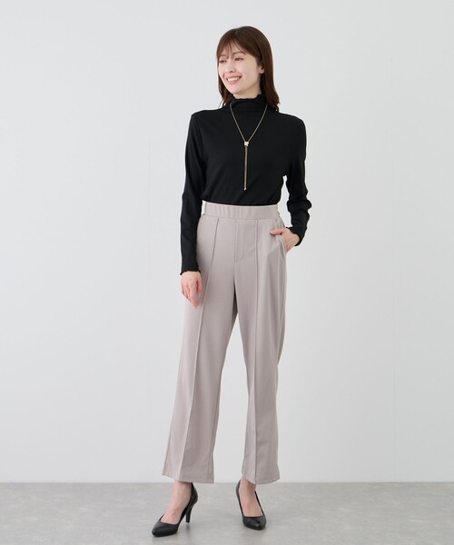 Jayro（ジャイロ）の「カットツイルピンタック入りストレートパンツ（その他パンツ・レディース・ブラック/ブラウン/ベージュ系その他2・M）」の17枚目の写真