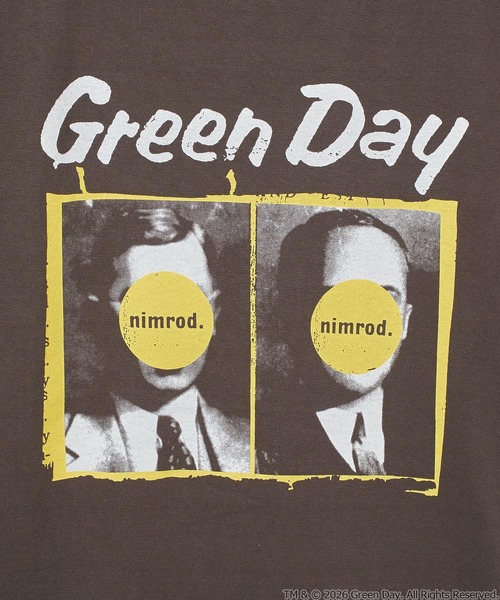GOOD ROCK SPEED(グッドロックスピード)の「(GOOD ROCK SPEED)GREENDAY TSHIRT(Tシャツ/カットソー・レディース・ブラウン・ONE SIZE)」の5枚目の写真