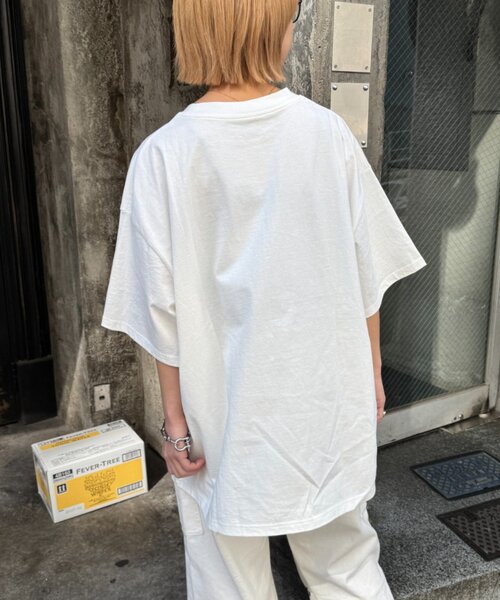 SOUNDSGOOOOD(サウンズグッド)の「【SOUNDS GOOOOD】フォトプリントメッセージTEE(Tシャツ/カットソー・レディース・ブラック/ホワイト/イエロー・ONE SIZE)」の20枚目の写真