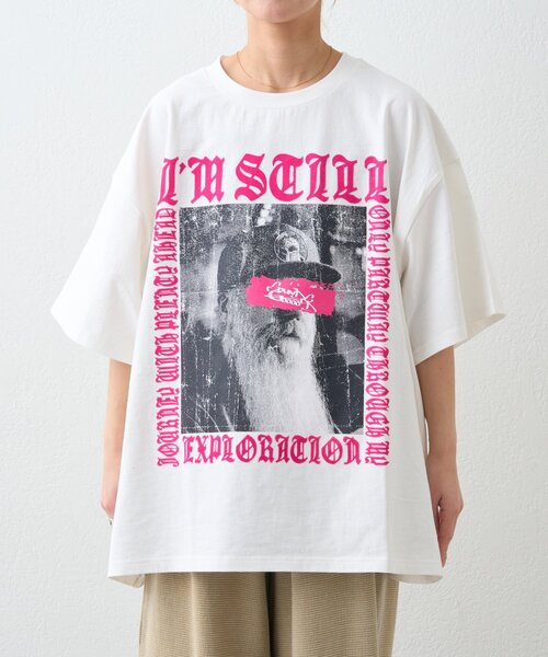 SOUNDSGOOOOD(サウンズグッド)の「【SOUNDS GOOOOD】フォトプリントメッセージTEE(Tシャツ/カットソー・レディース・ブラック/ホワイト/イエロー・ONE SIZE)」の16枚目の写真
