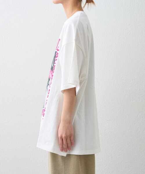 SOUNDSGOOOOD(サウンズグッド)の「【SOUNDS GOOOOD】フォトプリントメッセージTEE(Tシャツ/カットソー・レディース・ブラック/ホワイト/イエロー・ONE SIZE)」の15枚目の写真