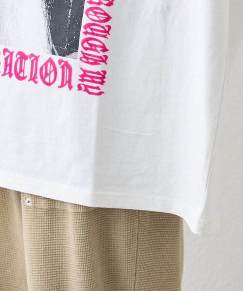 SOUNDSGOOOOD(サウンズグッド)の「【SOUNDS GOOOOD】フォトプリントメッセージTEE(Tシャツ/カットソー・レディース・ブラック/ホワイト/イエロー・ONE SIZE)」の11枚目の写真
