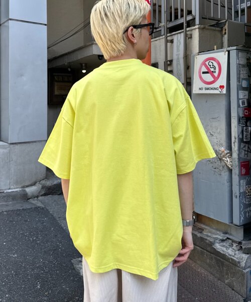 SOUNDSGOOOOD(サウンズグッド)の「【SOUNDS GOOOOD】フォトプリントメッセージTEE(Tシャツ/カットソー・レディース・ブラック/ホワイト/イエロー・ONE SIZE)」の7枚目の写真