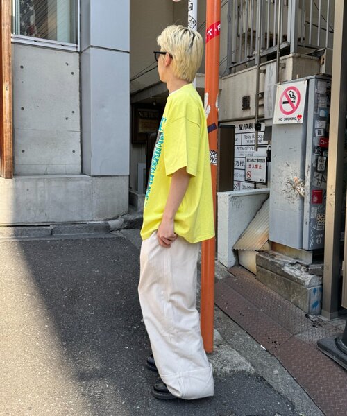 SOUNDSGOOOOD(サウンズグッド)の「【SOUNDS GOOOOD】フォトプリントメッセージTEE(Tシャツ/カットソー・レディース・ブラック/ホワイト/イエロー・ONE SIZE)」の9枚目の写真