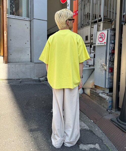 SOUNDSGOOOOD(サウンズグッド)の「【SOUNDS GOOOOD】フォトプリントメッセージTEE(Tシャツ/カットソー・レディース・ブラック/ホワイト/イエロー・ONE SIZE)」の10枚目の写真