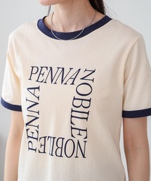 配色リンガーロゴ半袖Tシャツ