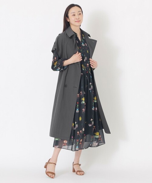 S.ESSENTIALS(エスエッセンシャルズ)の「【AIKO FUKUDAコラボ】プリントワンピース(ワンピース・レディース・ダークネイビー/グレー系その他・36/38)」の11枚目の写真