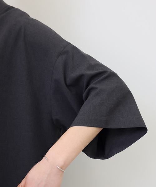 JOURNAL STANDARD LUXE（ジャーナルスタンダード　ラックス）の「トロピカル リブT（シャツ/ブラウス・レディース・チャコールグレー/ブラック・FREE）」の17枚目の写真