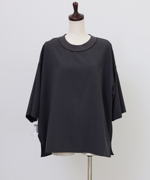 JOURNAL STANDARD LUXE（ジャーナルスタンダード　ラックス）の「トロピカル リブT（シャツ/ブラウス・レディース・チャコールグレー/ブラック・FREE）」の19枚目の写真