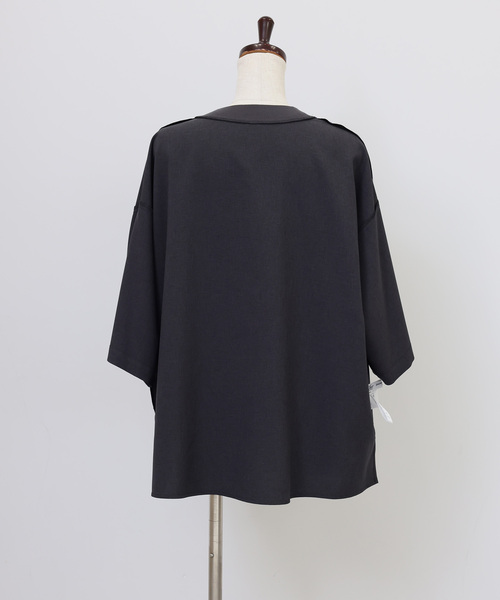 JOURNAL STANDARD LUXE（ジャーナルスタンダード　ラックス）の「トロピカル リブT（シャツ/ブラウス・レディース・チャコールグレー/ブラック・FREE）」の20枚目の写真