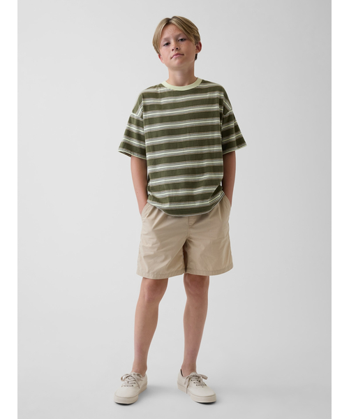 GAP(ギャップ)の「リラックスフィット プルオン ショートパンツ (キッズ)(その他パンツ・キッズ・カーキ/ベージュ/ネイビー・160cm/150cm/140cm/130cm/120cm/110cm)」の5枚目の写真