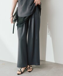 RIVE DROITE | 【セットアップ着用可能/接触冷感】ドレーピーカットスラックス(その他パンツ)