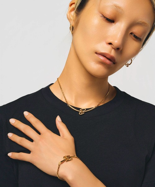 LAPUIS（ラピュイ）の「LAPUIS(ラピュイ)Connect coil bracelet（ブレスレット・レディース・ゴールド/シルバー/マルチ・FREE）」の12枚目の写真
