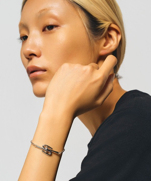 LAPUIS（ラピュイ）の「LAPUIS(ラピュイ)Connect coil bracelet（ブレスレット・レディース・ゴールド/シルバー/マルチ・FREE）」の9枚目の写真